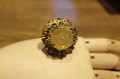 Silberring mit Chalcedon Saphiren Größe 14 925