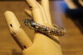 Silver bracelet with natural sapphires 925 Songea 14