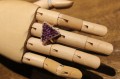 Wunderschöner Amethyst Ring mit Zirkonia Größe 14