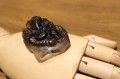 Ganeshi Steinfigur aus Rauchquarz geschnitzt