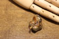 Silver ring apple tsavorite size 15
