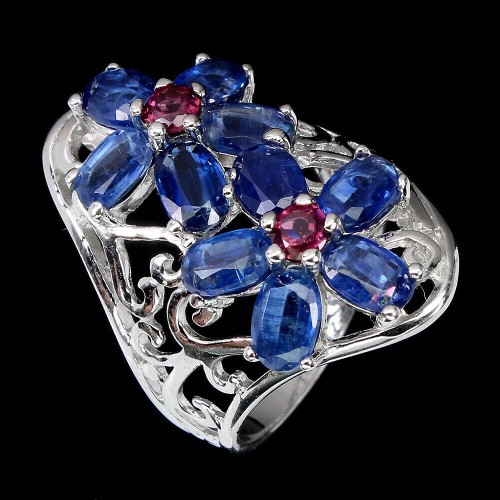 Silberring 925 Kyaniten Größe 16,5 natur 3