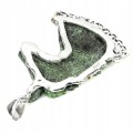 Natürlicher Silberanhänger 81,68 ct Rubin Zoisit Pferd