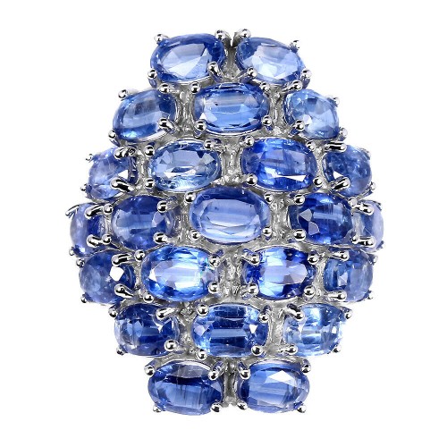 Silberring 925 Kyaniten Größe 16,5 natur 2