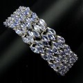 Armband 925 1 zertifizierter natürlicher Tansanit