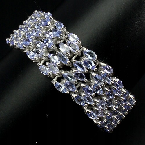 Armband 925 1 zertifizierter natürlicher Tansanit