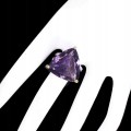 Ring Silber natürlicher Amethyst 17,72 ct Größe 19