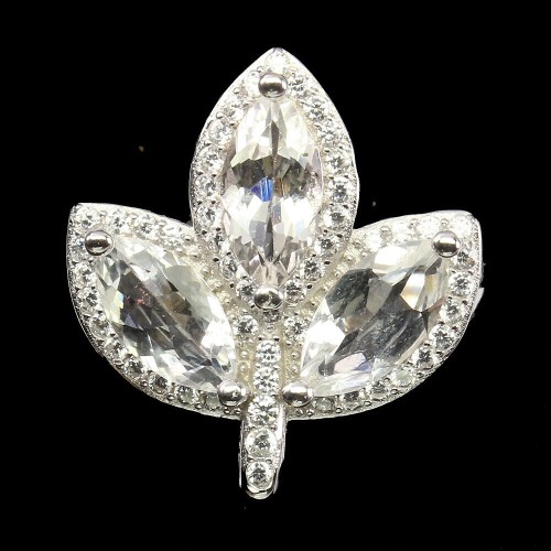 Aquamarin Silberring 925 Größe 16 3