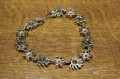 Silberarmband Olivin Saphire Songea