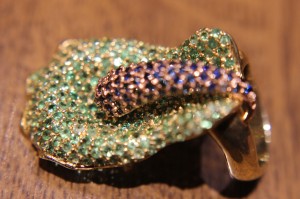 Ring Saphire Tsavorit grüne Granate Größe 14