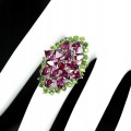 Ring Silber Diopside 925 Granat Größe 15