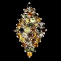 Natur Ring 925 Silber Turmaline Größe 16,5 3