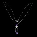 Silberkette natürliche Amethyste Zirkonia 11