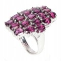 Ring natürliche Rhodolith Granate Größe 17 925