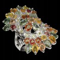 Songea natürlicher Saphir Ring Größe 16,5 2