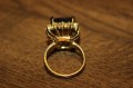 Ring Natur Quarz Größe 13 Saphire