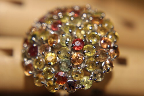 Ring 925 Songea Farbe Saphire Größe 20,5