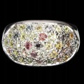 Ring Songea Saphire Silber 925 natur Größe 22