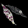Silberohrringe Saphire Aquamarin Granate 925 4