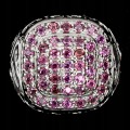 Silver ring 925 size 14  garnets 3
