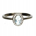 Ring 925 Silber Sky Blue Topas Größe 16 4