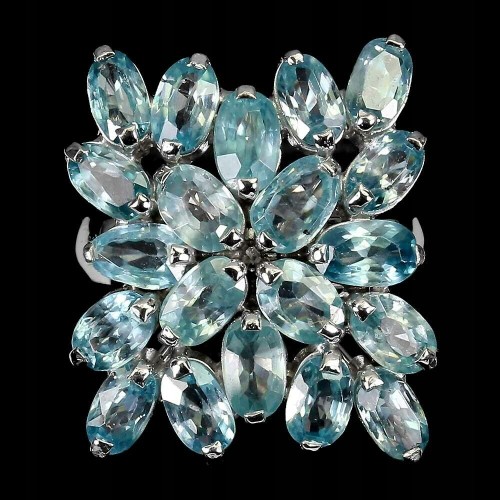 Ring Zirkone Silber 925 natur Größe 16,5