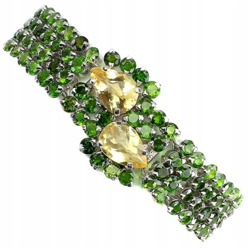 Zertifikat Citrin Turmalin Armband