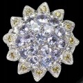 Ring natürliche Tansanit Saphire 925 Größe 16 3