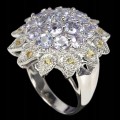 Ring natürliche Tansanit Saphire 925 Größe 16 3