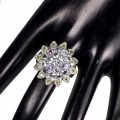 Ring natürliche Tansanit Saphire 925 Größe 16 3