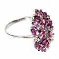 Ring natürliche Rhodolith Granate Größe 17 925 2