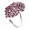 Ring natürliche Rhodolith Granate Größe 17 925 2