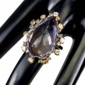 Silberring Größe 17 22,11 ct Ametrin Saphire