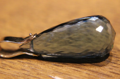 Gold Quarz Anhänger 3