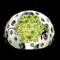 Ring Silber Diopside 925 Granat Größe 17 2