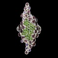 Ring Silber Diopside 925 Granat Größe 14