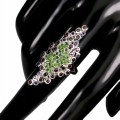 Ring Silber Diopside 925 Granat Größe 14