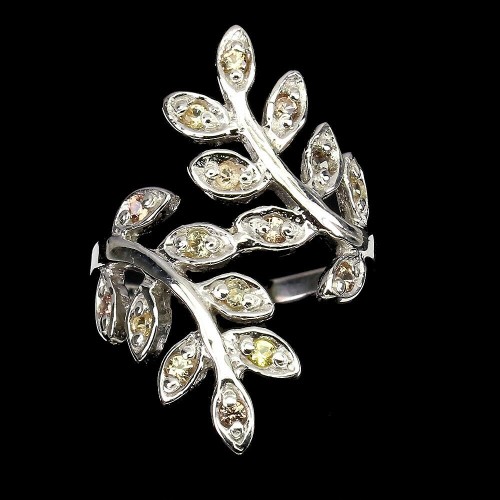 Silberring 925 Saphire Größe 18,5 schöne 4