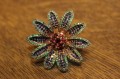 Ring Saphire Tsavorite Granate Größe 14,5