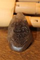 Ganeshi Figur geschnitzter Rauchquarz Stein 2