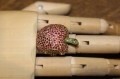 Silberring Apfel Tsavorite Saphire Größe 14,5