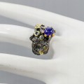 Art Ring Topas blauer Saphir Größe 14