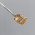 Artistic silver fluorite brooch 13ct