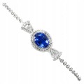 Natürliches Armband mit Zirkonia Silber 925