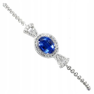 Natürliches Armband mit Zirkonia Silber 925