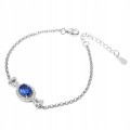 Natürliches Armband mit Zirkonia Silber 925