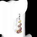 Schöne natürliche Ohrringe Amethyst Schlangen 3