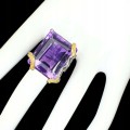 Silberring, 51ct Amethyst, Saphire, 17 925