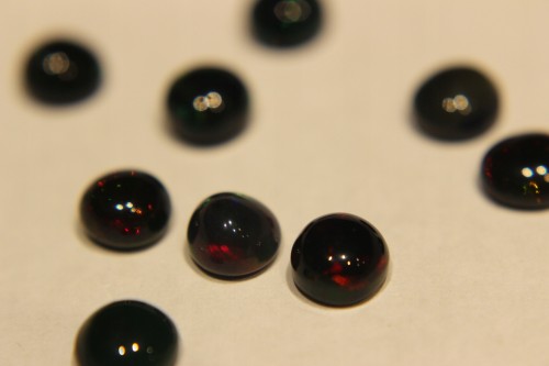 Opalschwarz 6.0x3.0mm natur