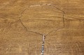 925 Silberkette mit natürlichen Apatiten schöne 9